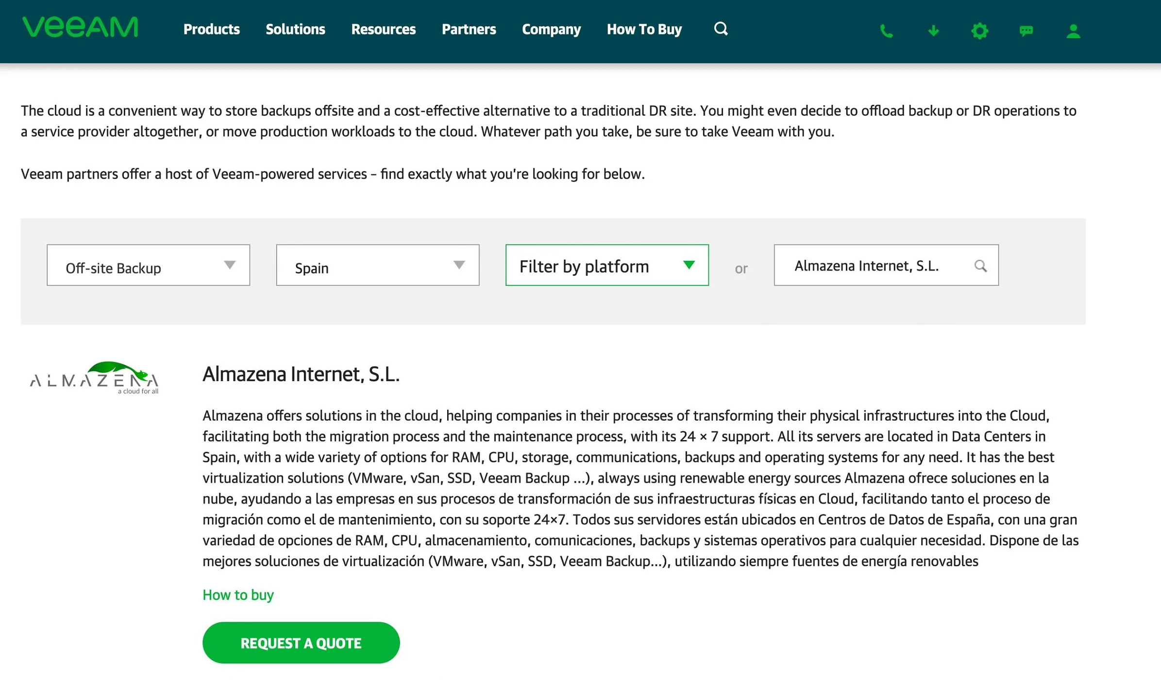 distribuidor veeam backup en espana