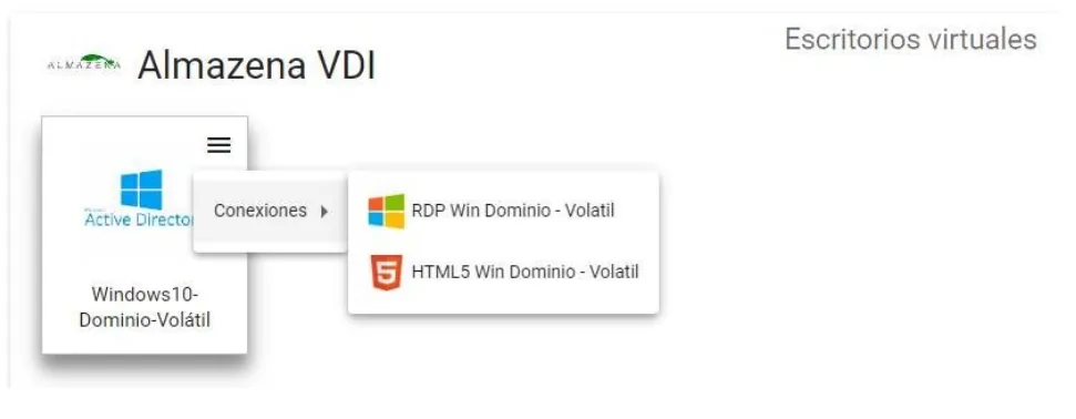 almazena vdi