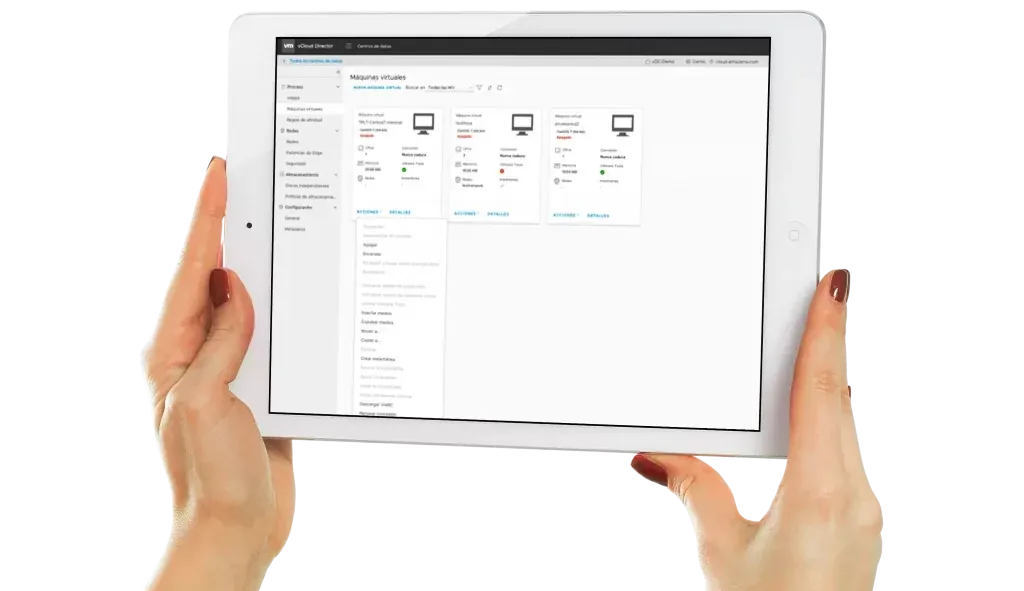 VMware vCloud Director Dashboard