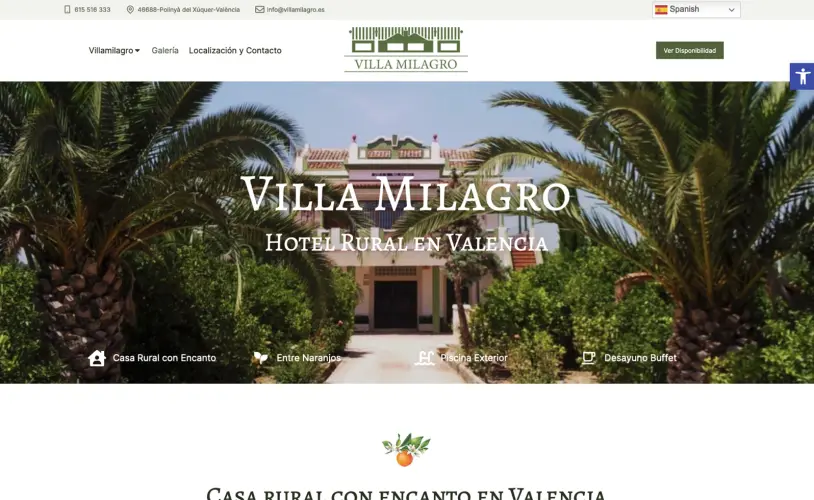 Diseño web realizado por AZN.Cloud