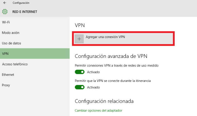 anadirvpn