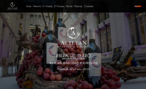 diseño web bodegas alilian